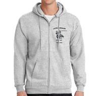 Full-Zip Hooded Sweatshirt - Ash